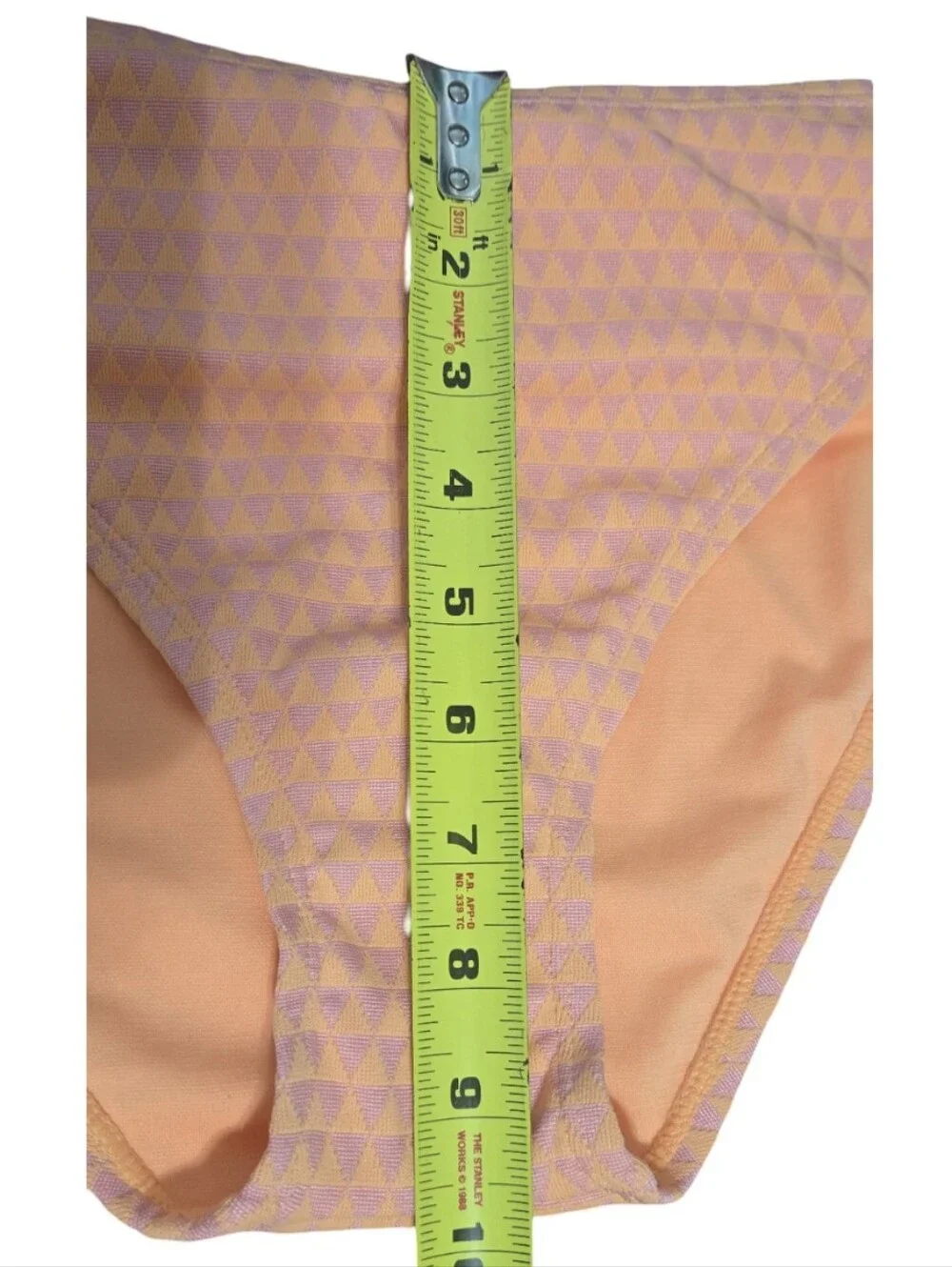 Niney-nine Bikini Bottoms Peach Gwometric Swimwear Beach Swimwear Resortwear - Picture 6 of 8